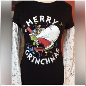 NWOT Merry Grinchmas Grinch Christmas t-shirt sz M (7-9)